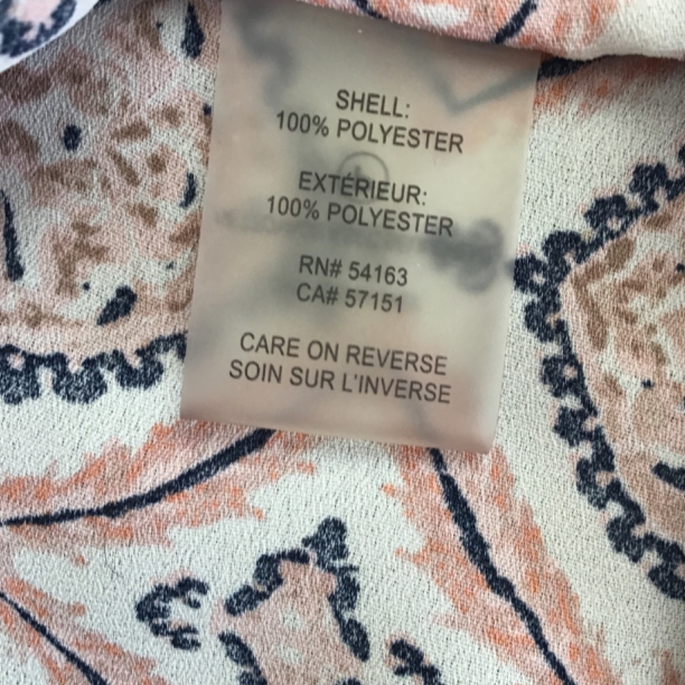 NWOT Ivanka Trump 3/4 Sleeve  Blouse Sz L - Picture 5 of 8